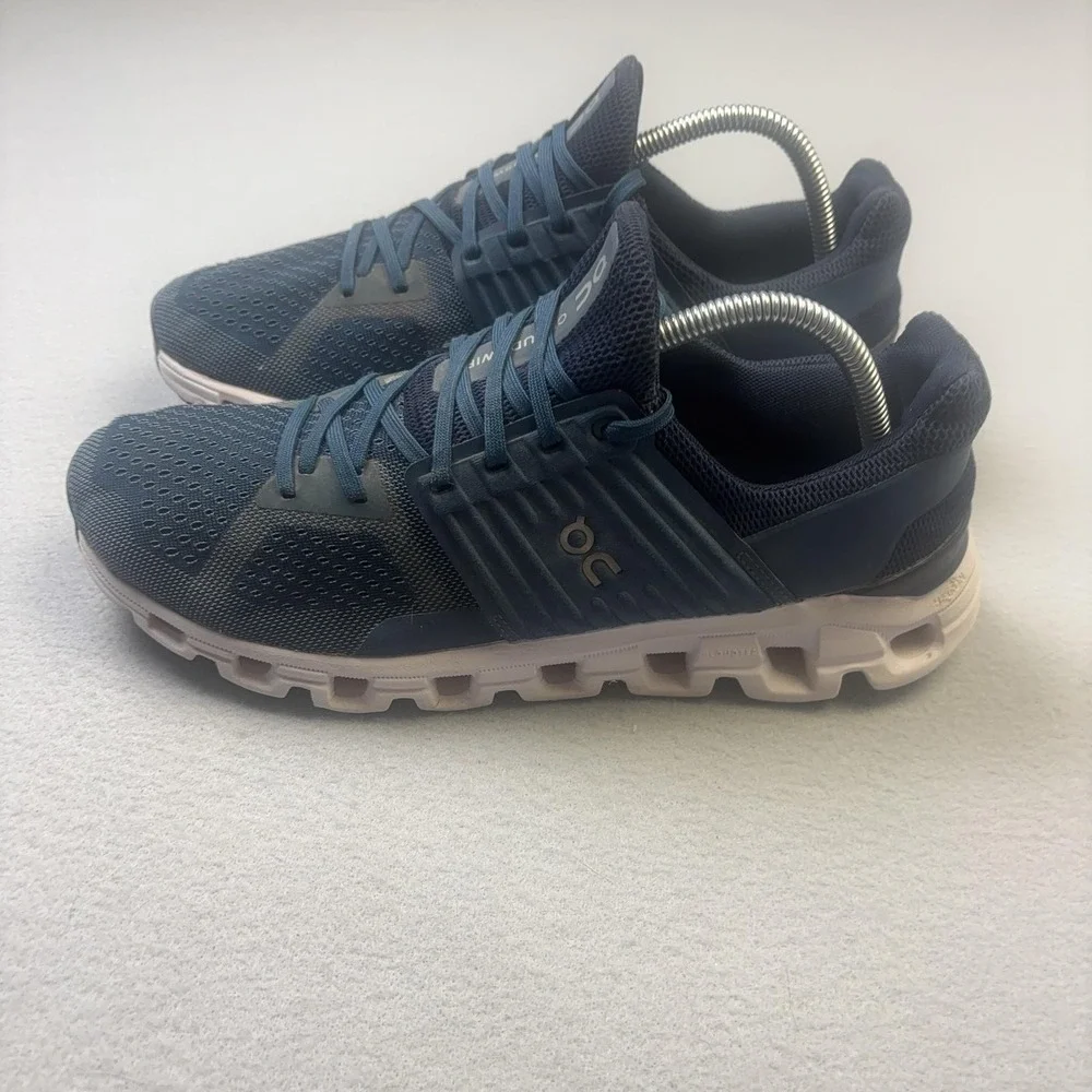 On Cloudswift Shoes Mens Size 9 Blue Mesh CloudTec Running Sneakers Athletic